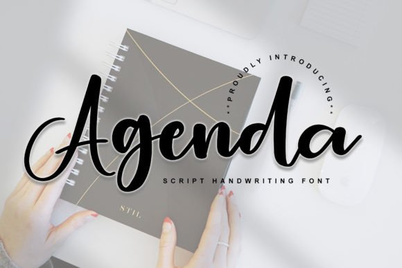 Agenda Font for Web Design: A Stylish Handwritten Typeface