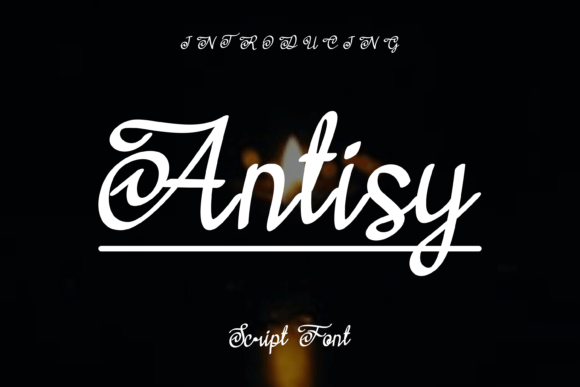 Antisy: A Stylish Handwritten Font for Editorial Design