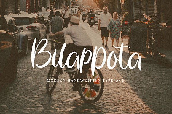 Bilappota: A Handwritten Font for Impactful Branding