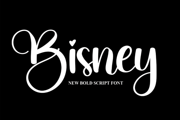 Bisney: A Handwritten Script Font for Modern Branding