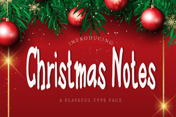 Christmas Notes: A Festive Font for Holiday Campaigns