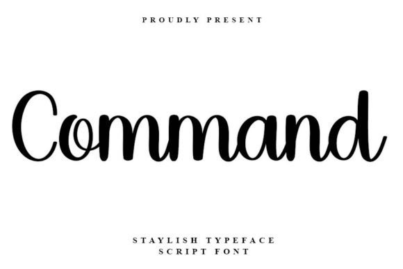 Command: A Timeless Handwritten Font for Modern Branding
