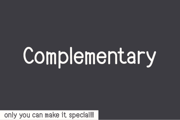 Complementary Typeface Review: A Unique Handwritten Font for Branding