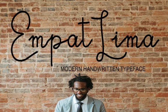 Empat Lima: A Handwritten Font for Modern Web Design