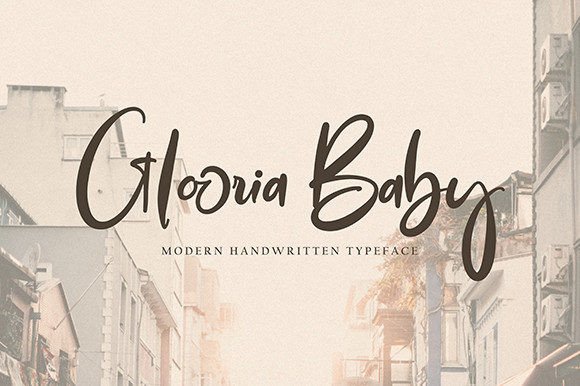 Glooria Baby Font for Web Design