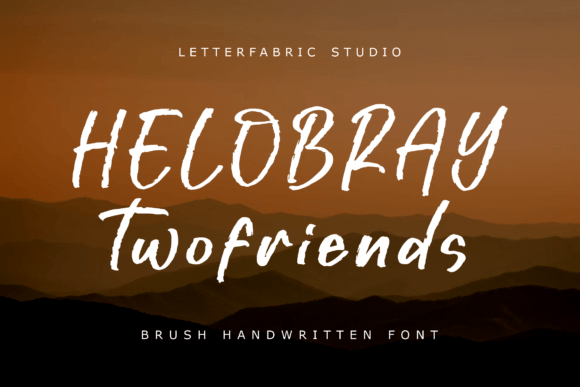 Helobray Twofriends: A Font That Elevates Brand Identity