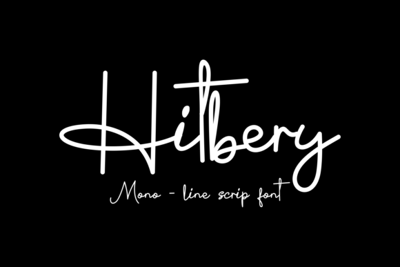 Hitbary: The Elegant Handwritten Font for Small Business Branding