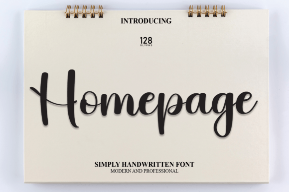 Homepage Typeface: The Handwritten Script for Creative Makers