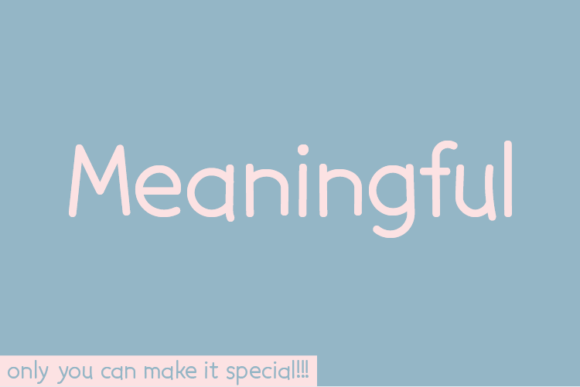 Meaningful: The Handwritten Typeface That Elevates Brand Storytelling