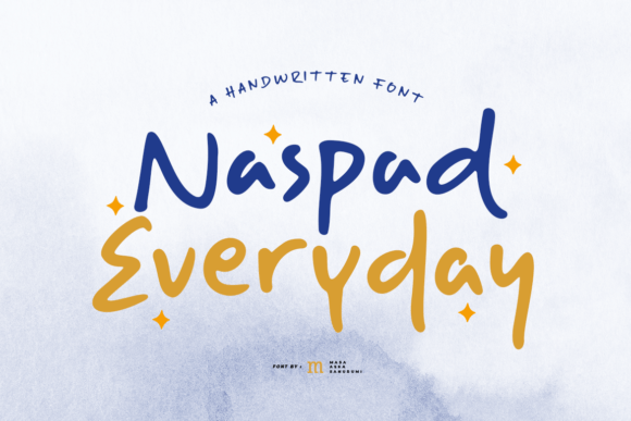 Naspad Everyday: A Playful Script Font for Editorial Design