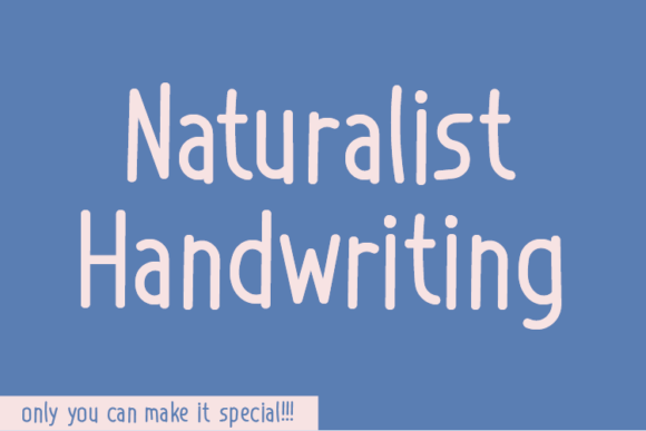 Naturalist Handwriting for Web Design