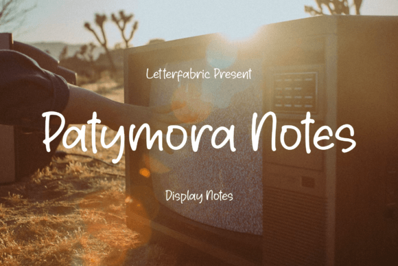 Patymora Notes: A Display Font for Modern Web Design