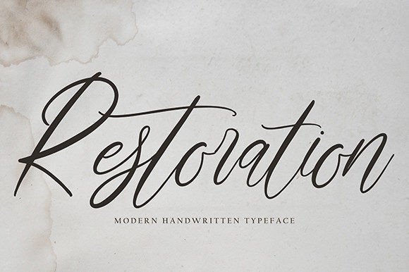 Restoration: A Handwritten Font for Timeless Editorial Design
