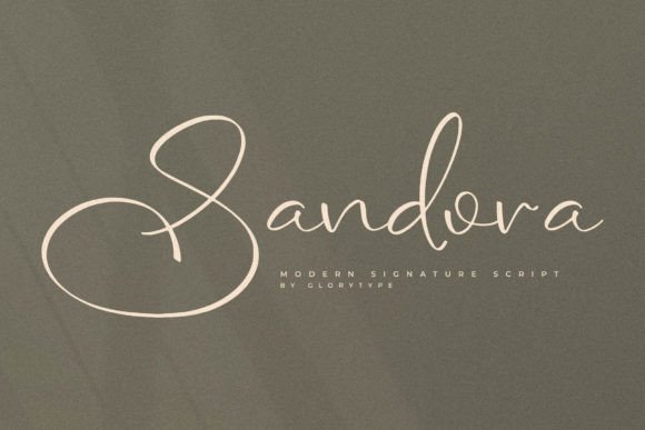 Sandora: A Modern Script Font for Thoughtful Editorial Design