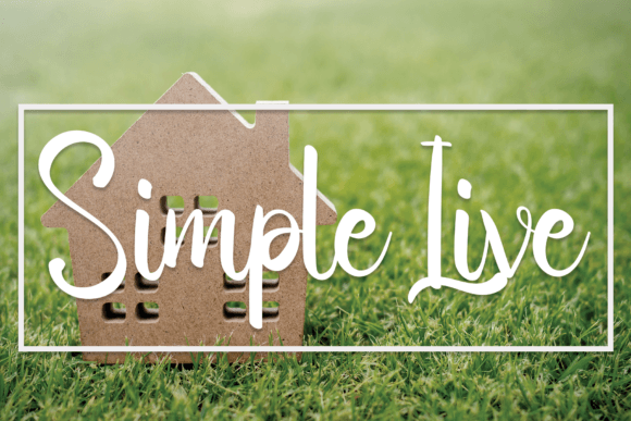 Simple Live: A Handwritten Font for Engaging Digital Content