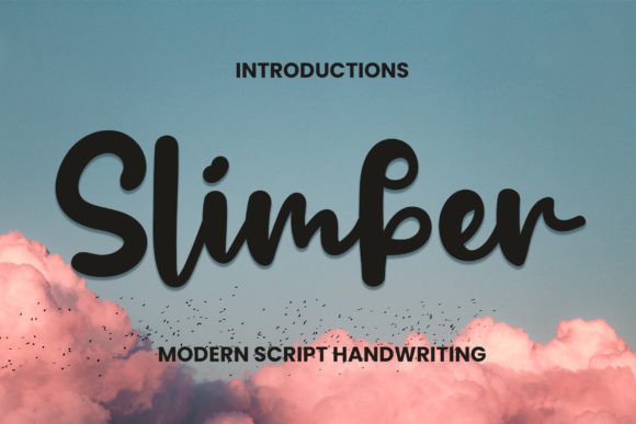 Slimber: A Handwritten Font for Modern Editorial Design