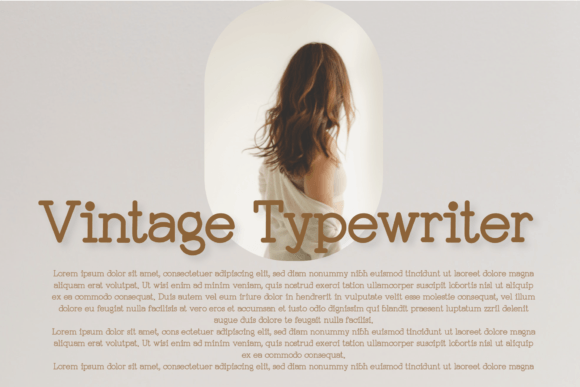Using Vintage Typewriter for Modern Web Design